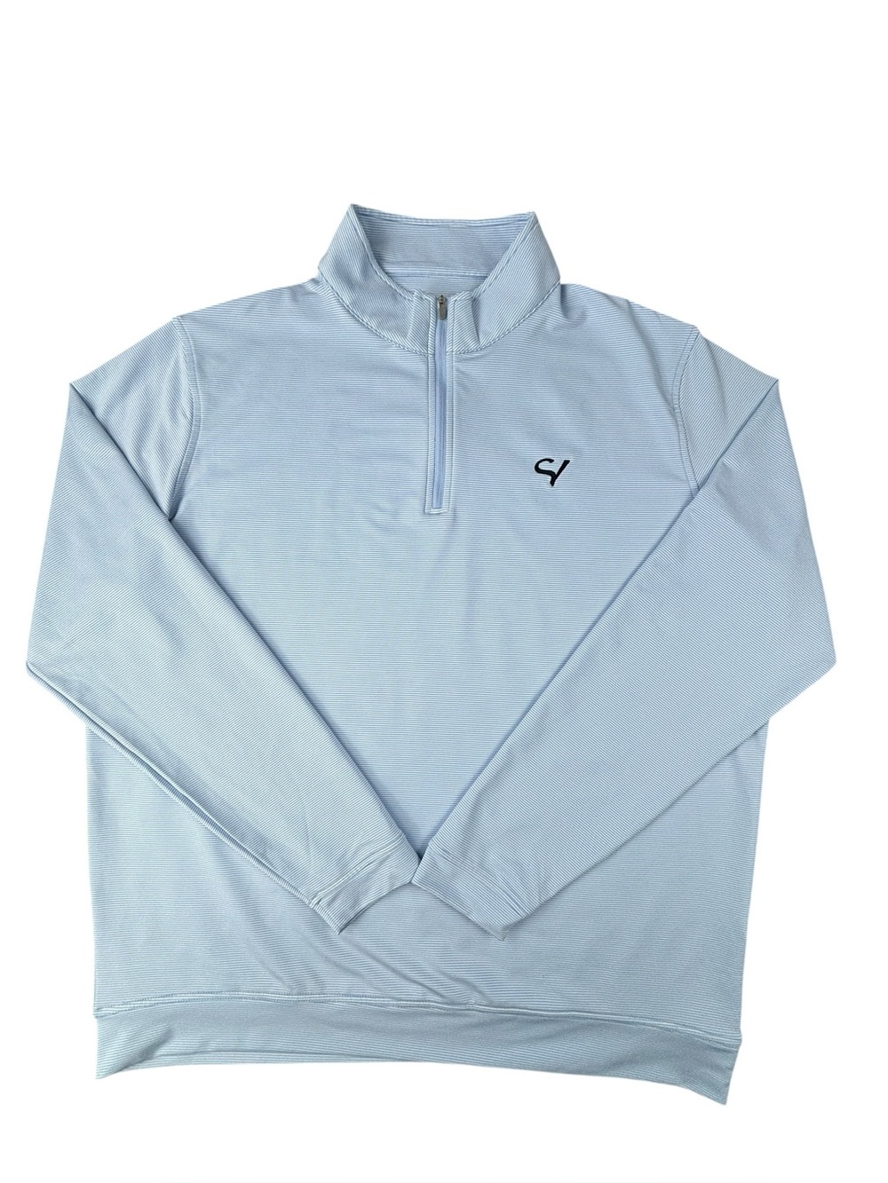 Peter Millar | Perth Mini Stripe performance pullover | XXL